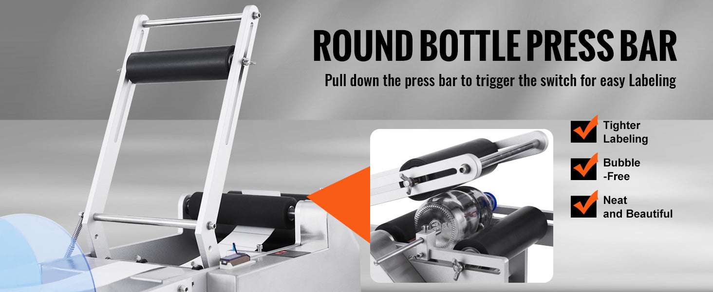 Semi-Automatic Bottle Labeling Machine 20–50 pcs/min Electric-MT-50Alu / CZECH REPUBLIC