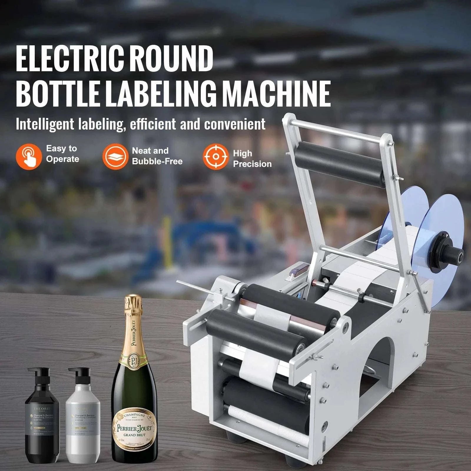 Semi-Automatic Bottle Labeling Machine 20–50 pcs/min Electric-MT-50Alu / CZECH REPUBLIC