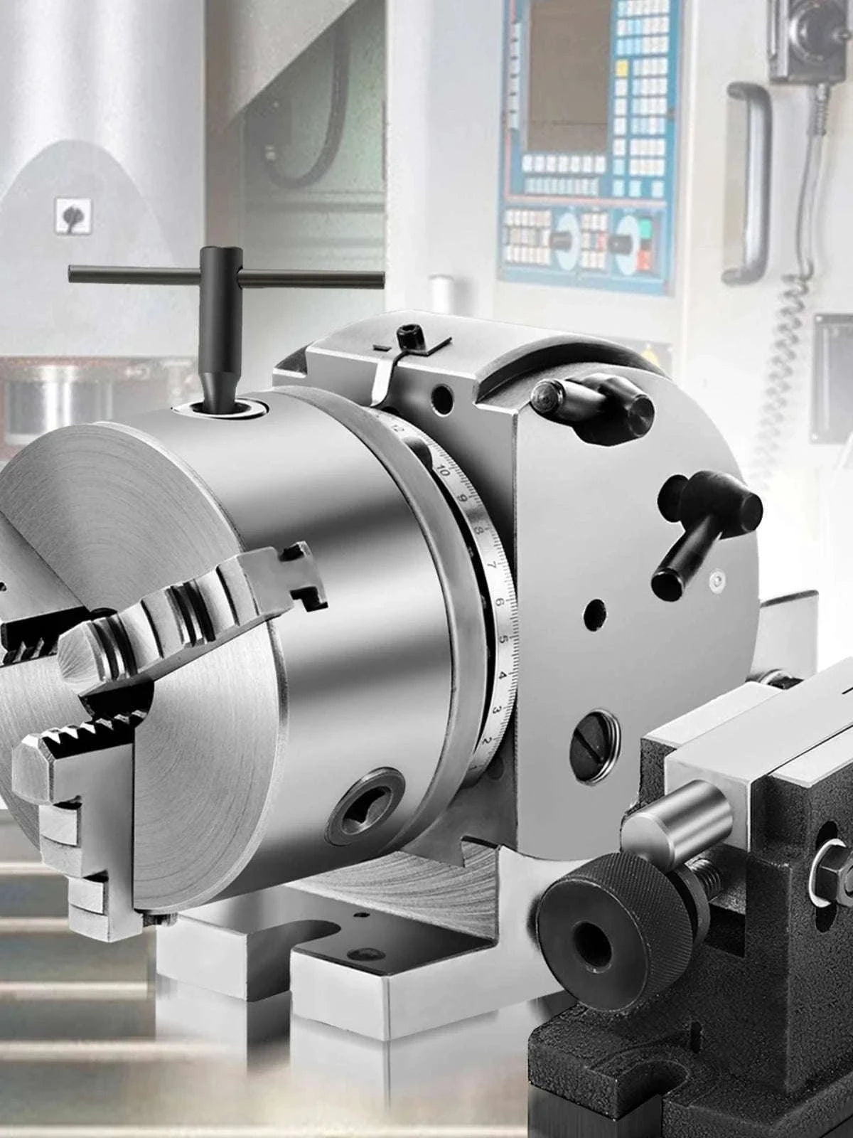 Semi-Universal Dividing Head 4"/5" 3-Jaw Chuck Milling Indexer Set-With 4In 3-Jaw Chuck / spain