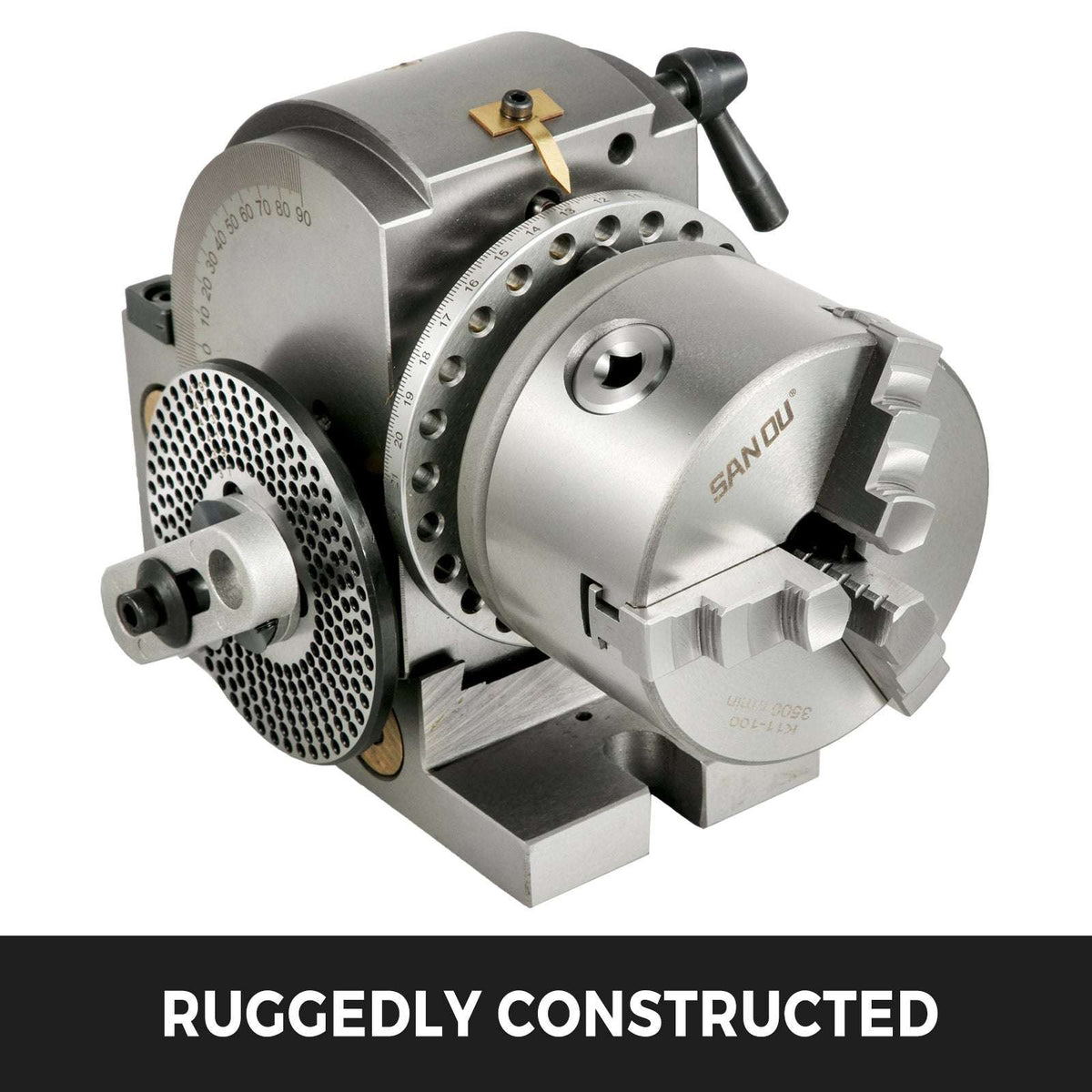 Semi-Universal Dividing Head 4"/5" 3-Jaw Chuck Milling Indexer Set-With 4In 3-Jaw Chuck / spain