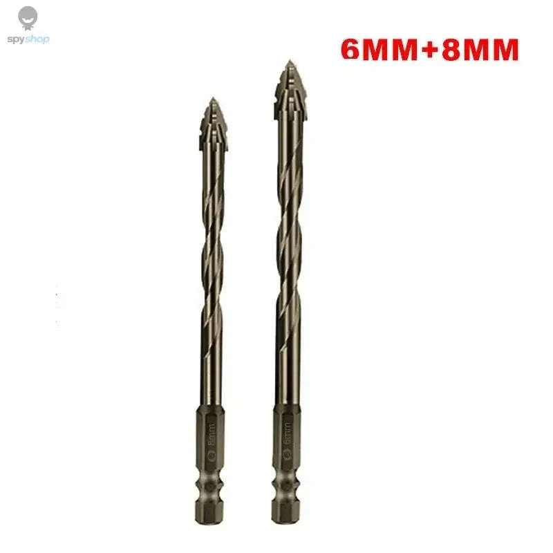 Serrated Eccentric Drill Bit – Four-Edge Precision for Tile, Glass & Hard Materials-4 PCS And Box