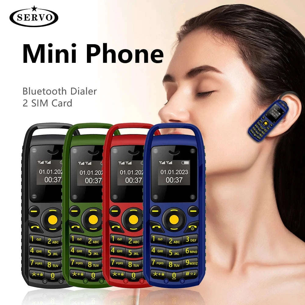SERVO B25 Mini Mobile Phone-green