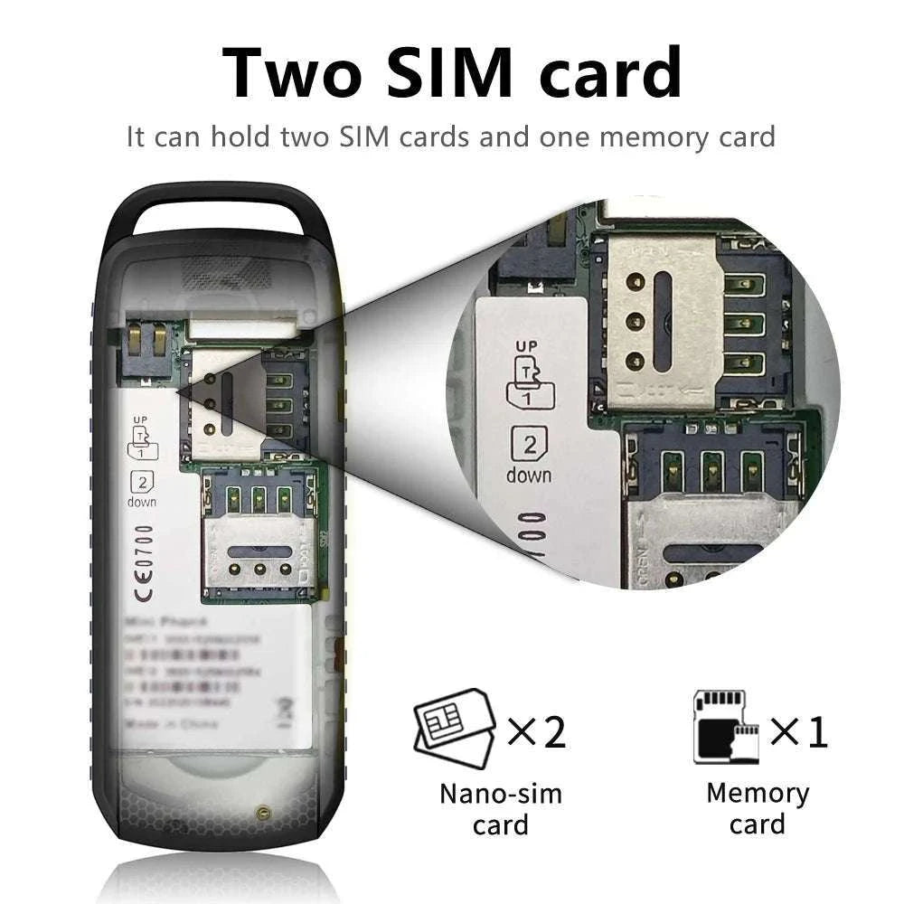 SERVO B25 Mini Mobile Phone-green