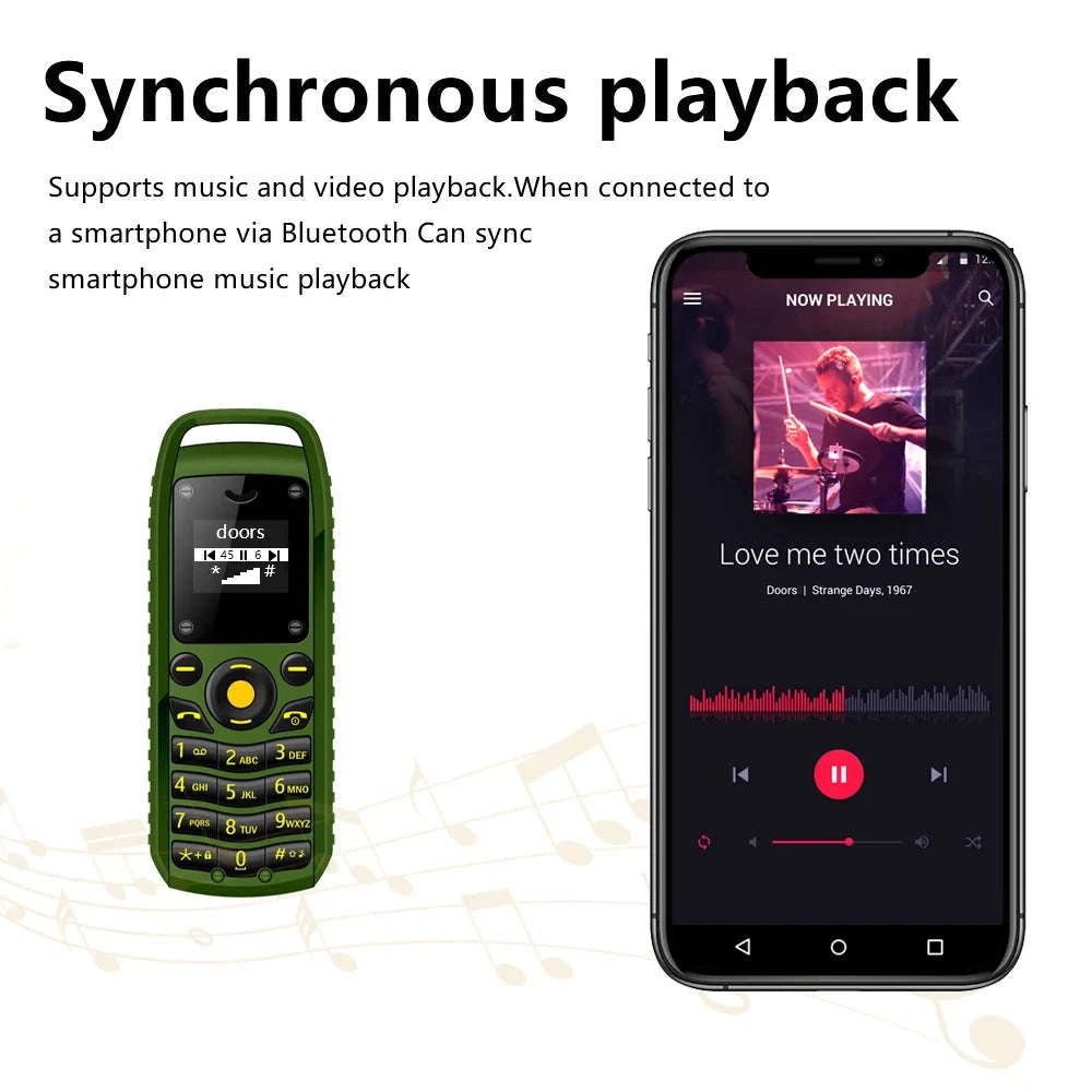 SERVO B25 Mini Mobile Phone-green