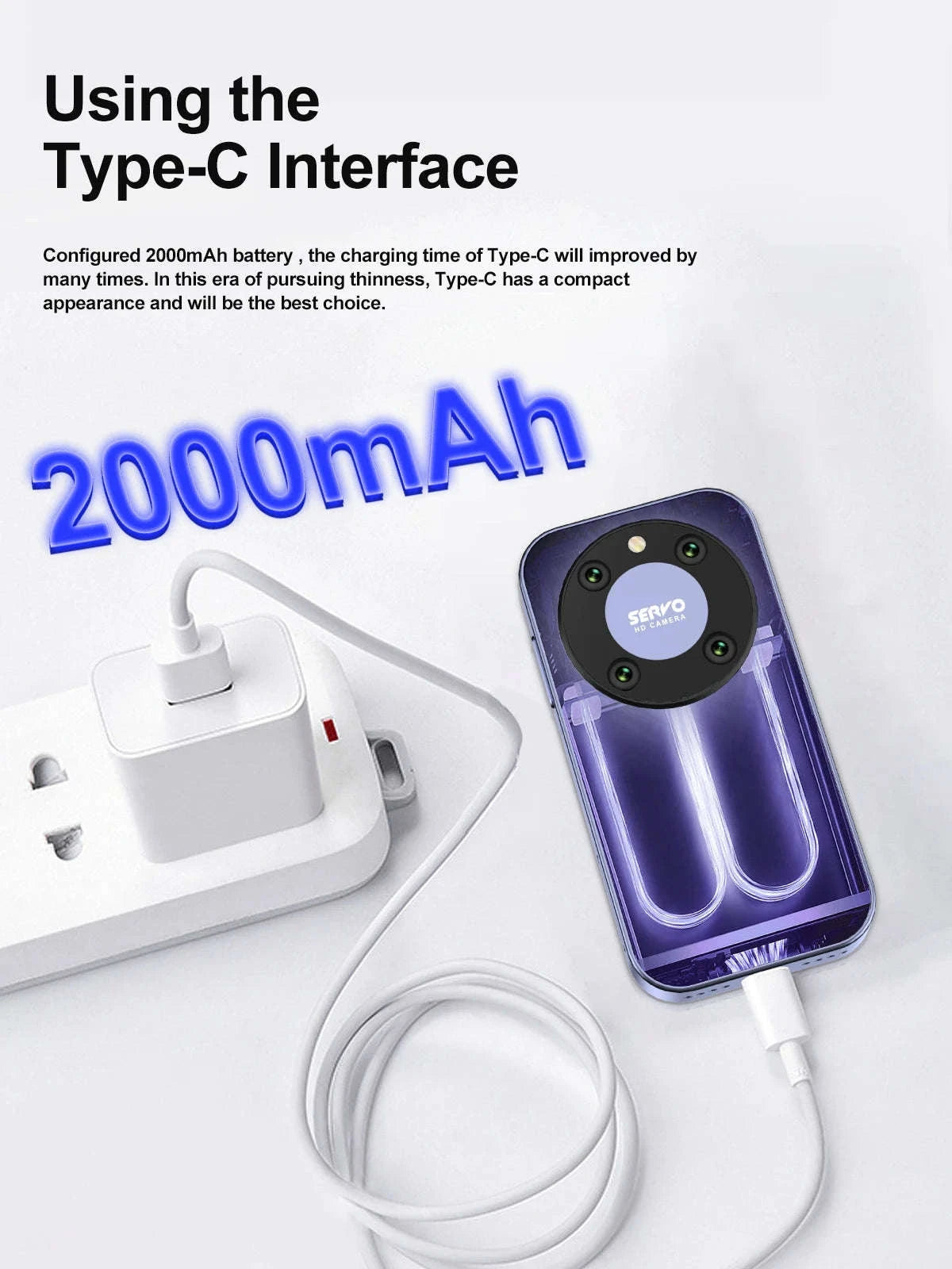 SERVO KING 9000 Mini Smartphone with 3.0" HD Display-PURPLE / 16g / 4G LTE Cellular|2 G