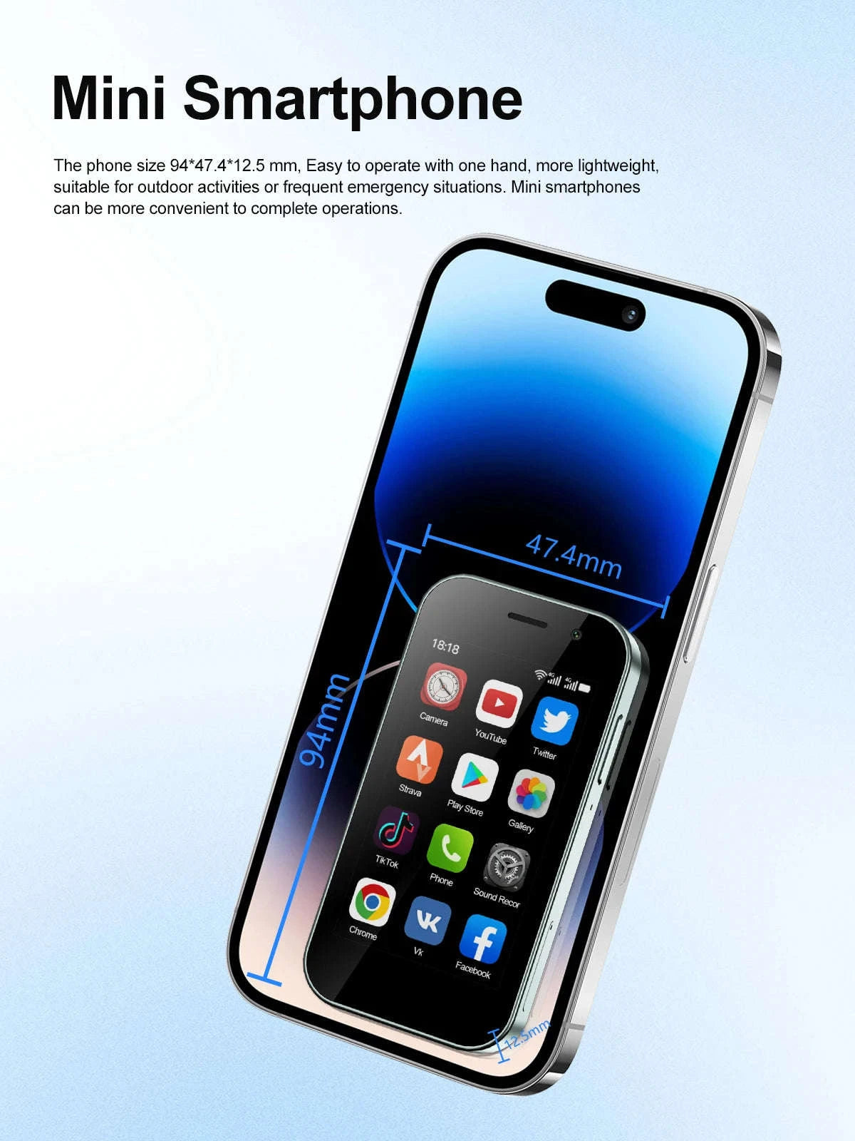 SERVO KING 9000 Mini Smartphone with 3.0" HD Display-PURPLE / 16g / 4G LTE Cellular|2 G