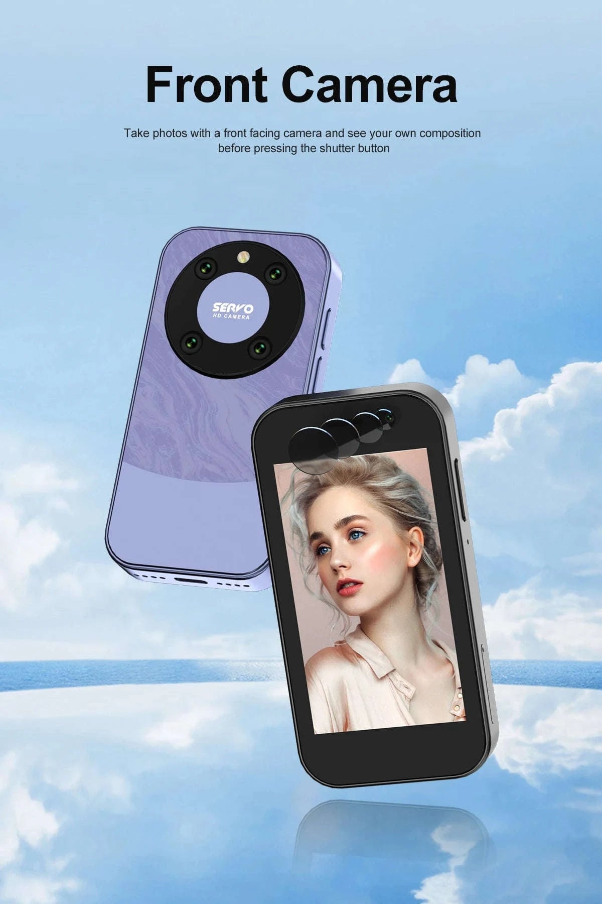 SERVO KING 9000 Mini Smartphone with 3.0" HD Display-PURPLE / 16g / 4G LTE Cellular|2 G