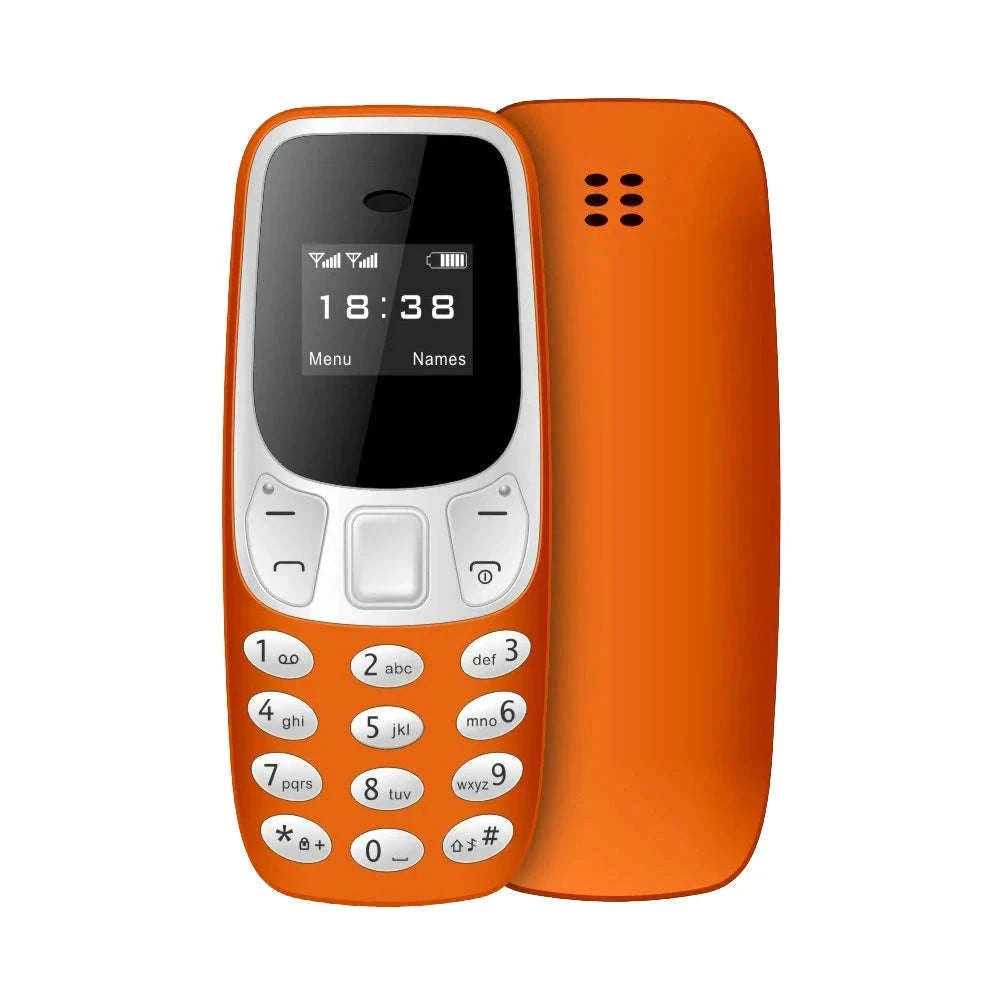 SERVO Mini GSM Phone with Bluetooth Dialing & Call Recording-Q3308 Blue
