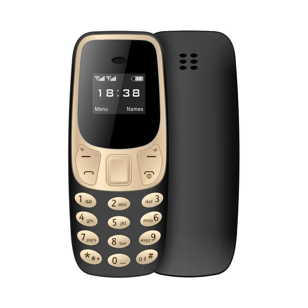SERVO Mini GSM Phone with Bluetooth Dialing & Call Recording-Q3308 Blue