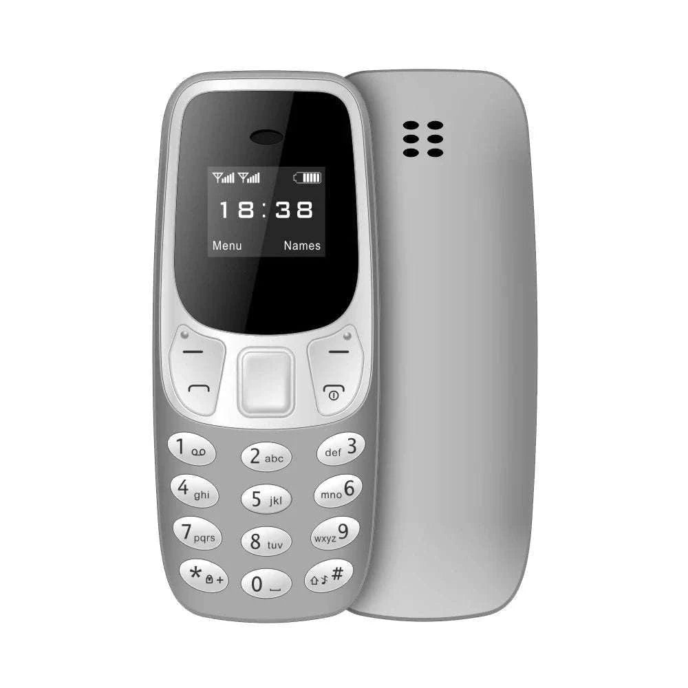 SERVO Mini GSM Phone with Bluetooth Dialing & Call Recording-Q3308 Blue