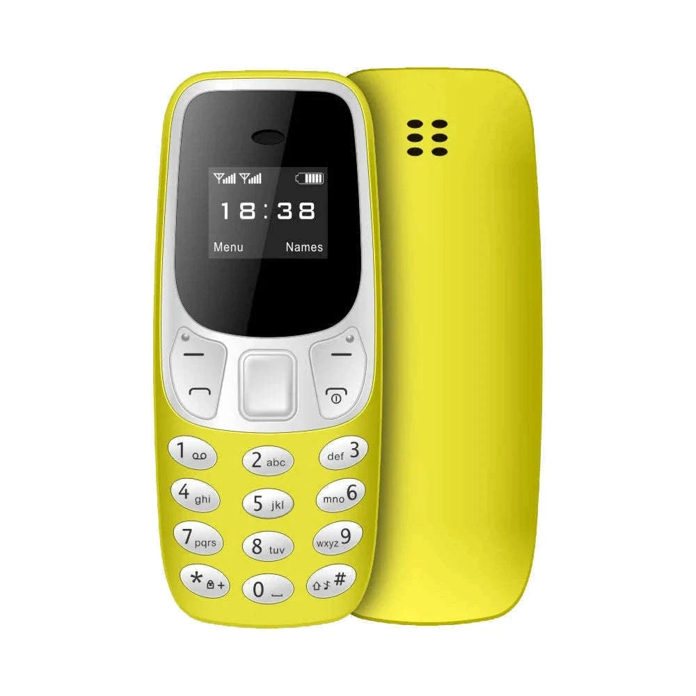 SERVO Mini GSM Phone with Bluetooth Dialing & Call Recording-Q3308 Blue