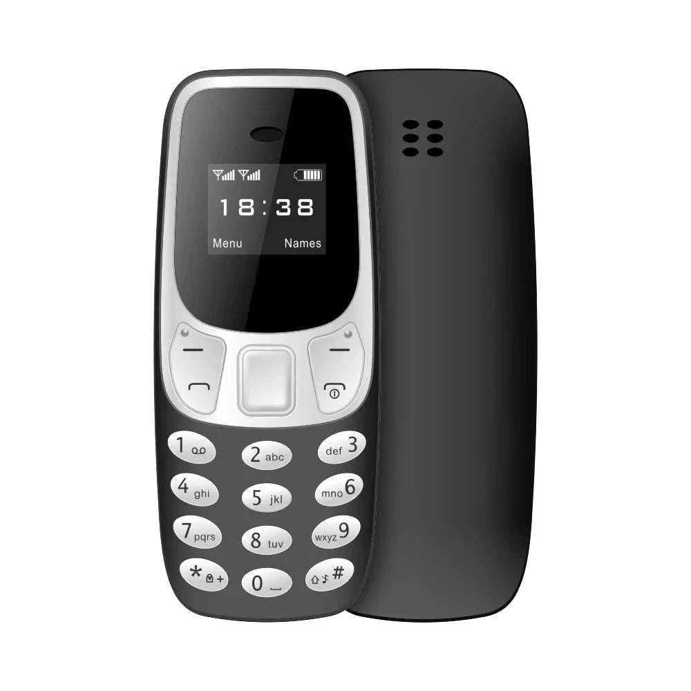 SERVO Mini GSM Phone with Bluetooth Dialing & Call Recording-Q3308 Blue