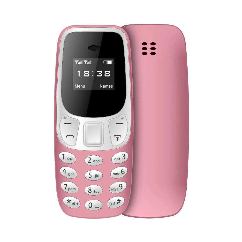 SERVO Mini GSM Phone with Bluetooth Dialing & Call Recording-Q3308 Blue