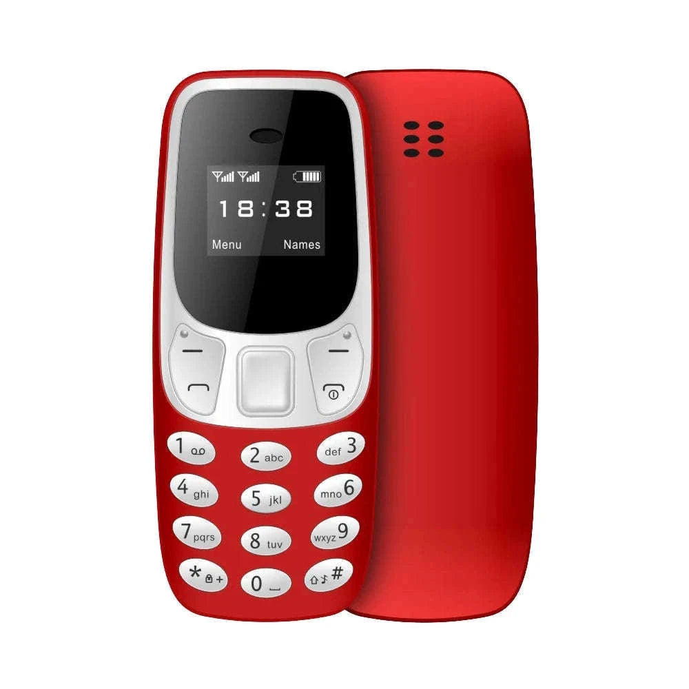 SERVO Mini GSM Phone with Bluetooth Dialing & Call Recording-Q3308 Blue