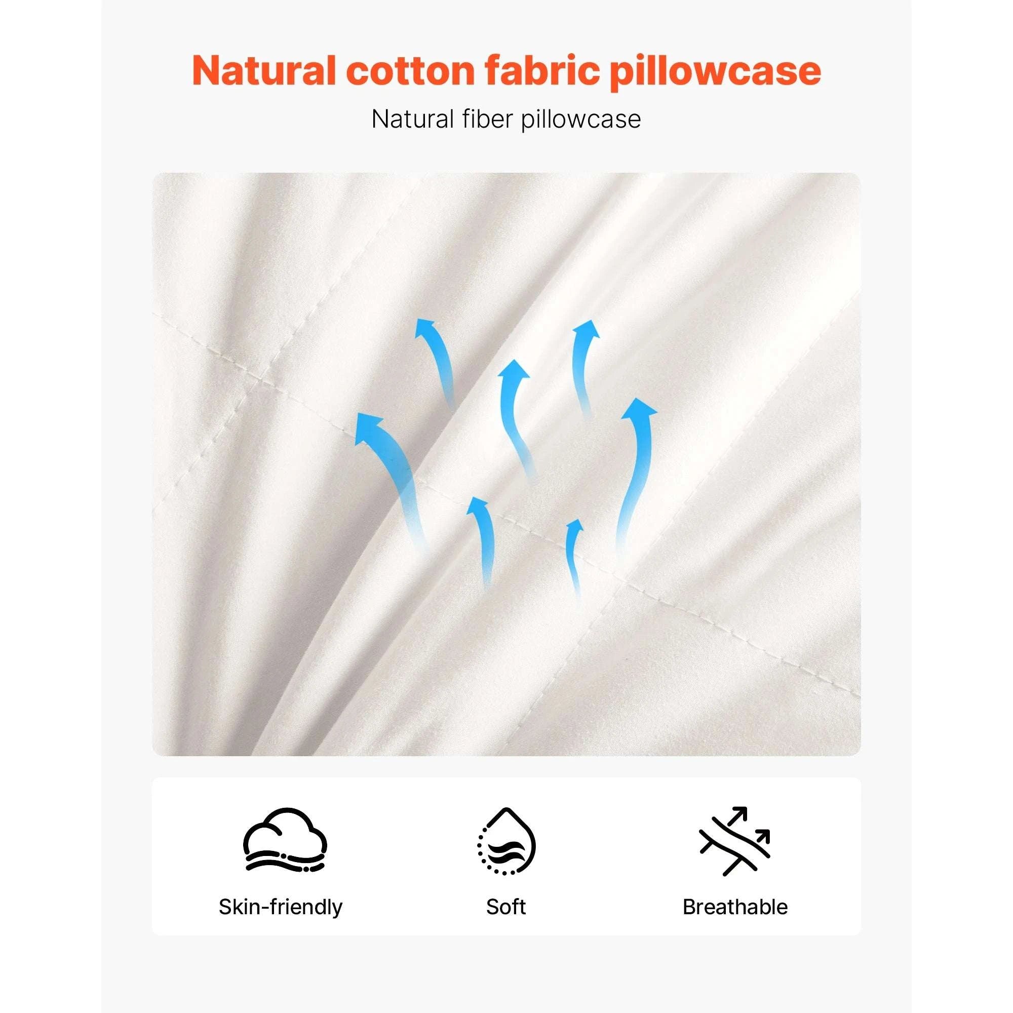 Set of 2 Goose Down Bed Pillows – Fluffy Neck Support for Deep Sleep-King / Poland