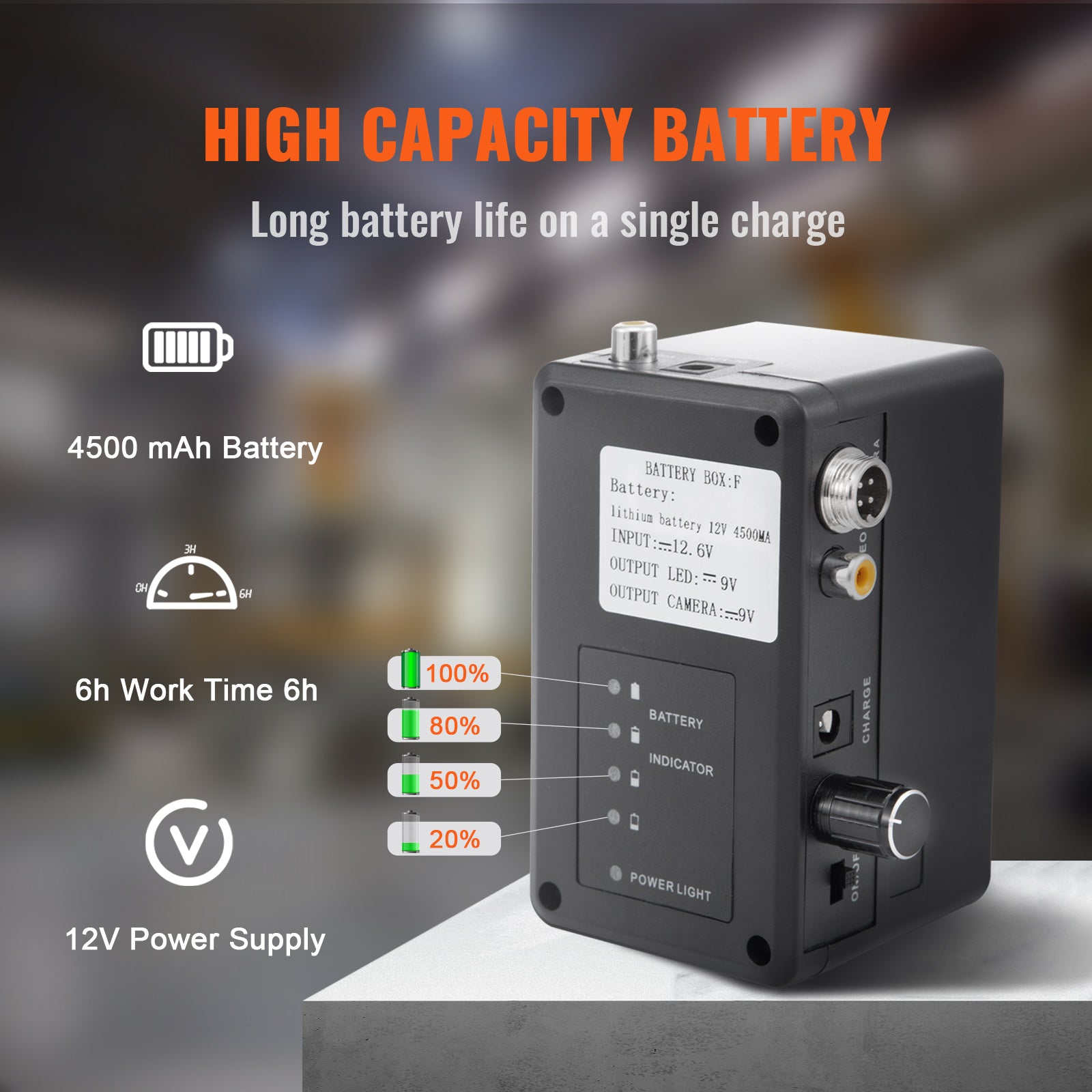 Sewer Camera with 512Hz Locator and 9" Inspection Display