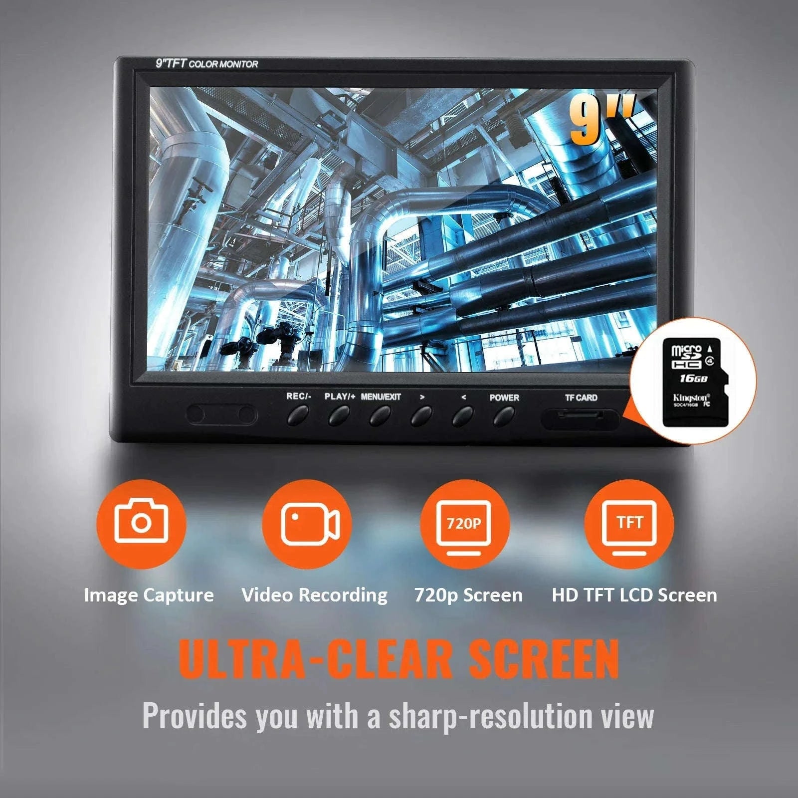 Sewer Camera with 512Hz Locator and 9" Display-9 inch Screen 91M / spain
