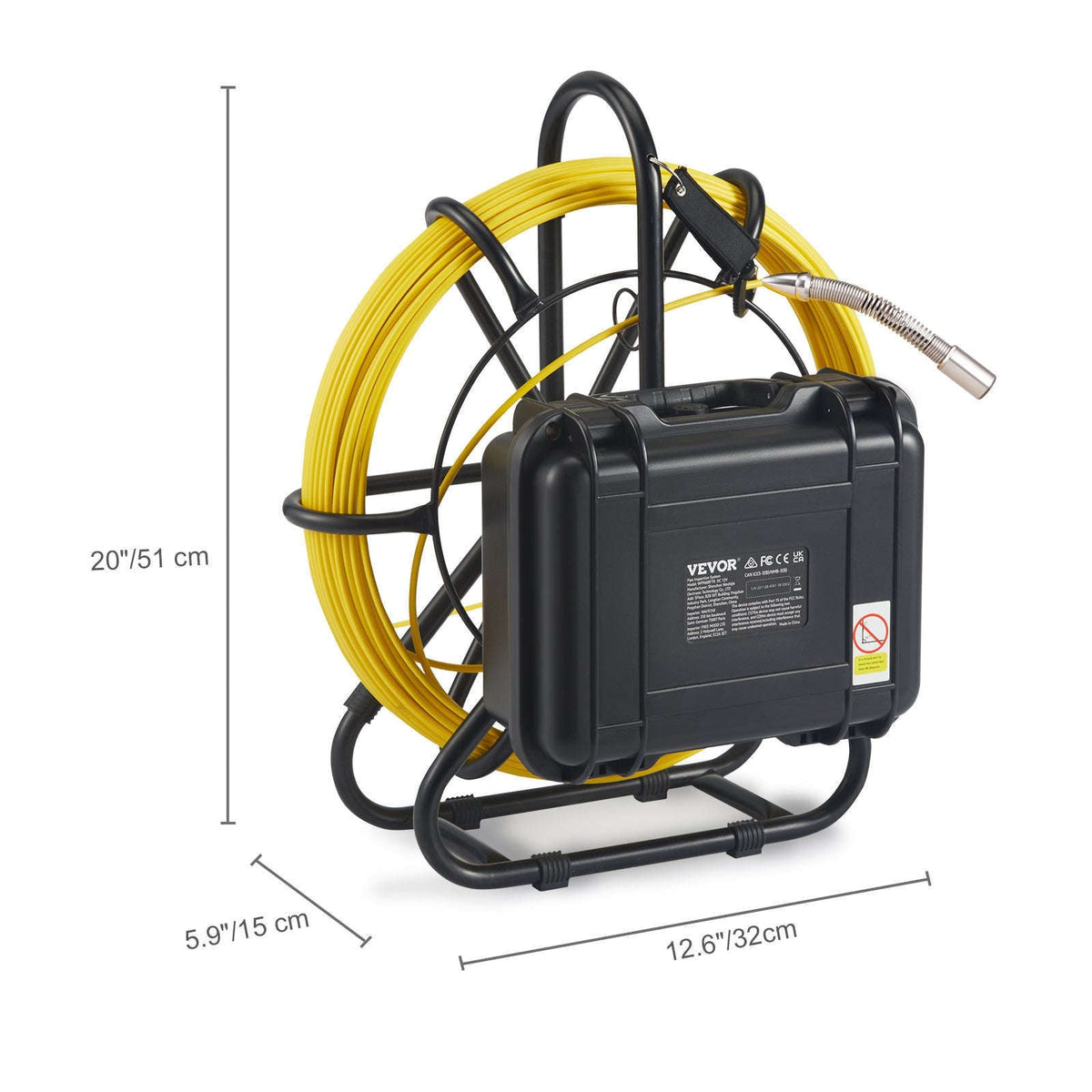 Sewer Camera with 512Hz Locator and 9" Display-9 inch Screen 91M / spain