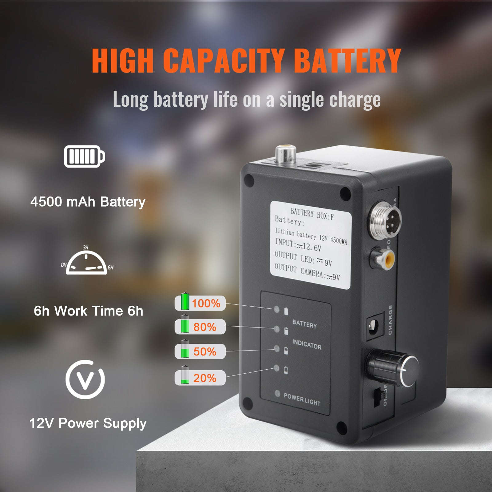 Sewer Camera with 512Hz Locator and 9" Inspection Display-9 inch Screen 91M / spain