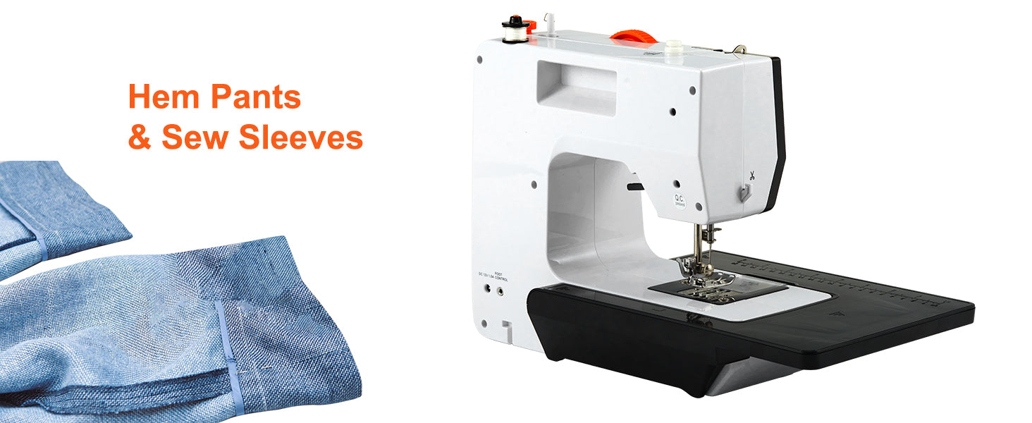 Portable Sewing Machine with 38 Stitches & Dual Speed Control