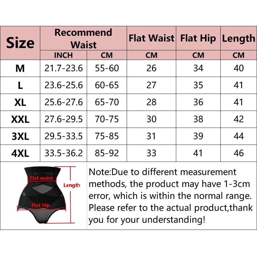 Sexy Cross Body Shaper High Waist Panties-M / Skin