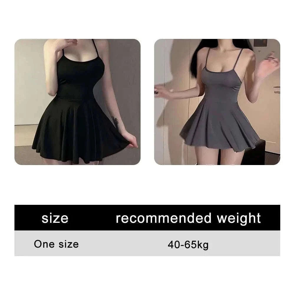 Sexy Pleated Micro Mini Dress with Ruffled Backless Design-B / CN