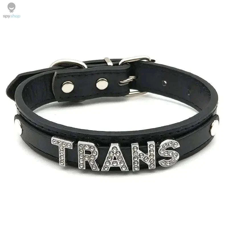 Sexy Rhinestone Letter Choker with Custom Sparkle-Small (27cm-35cm) / GOOD GIRL