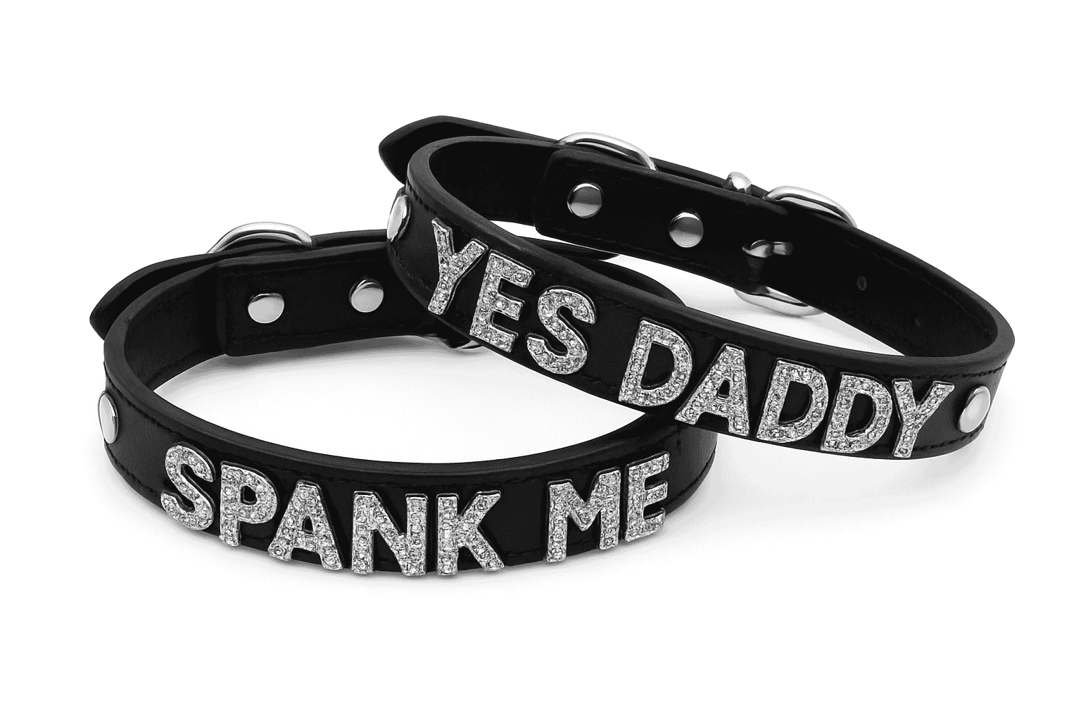 Sexy Rhinestone Letter Choker with Custom Sparkle-Small (27cm-35cm) / GOOD GIRL