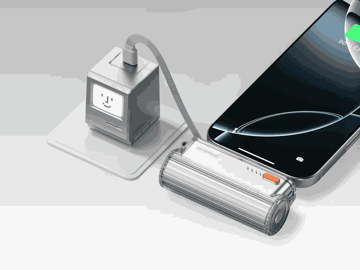 SHARGE Flow Mini 2 5000mAh Fast Charging Power Bank-Black