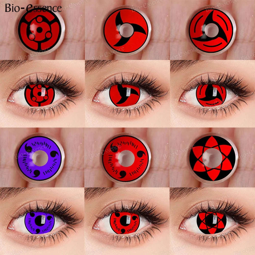 Sharingan Contact Lenses for Cosplay and Anime Style-Uchiha Sasuke / 0