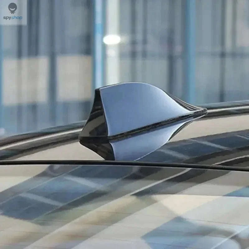 Shark Fin Car Antenna FM/AM Signal Booster-Brown 2pcs