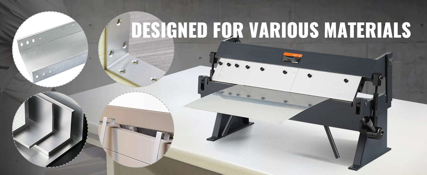 Sheet Metal Bending Brake 24–48 Inch Box & Pan Metal Bender-48 inches / United States