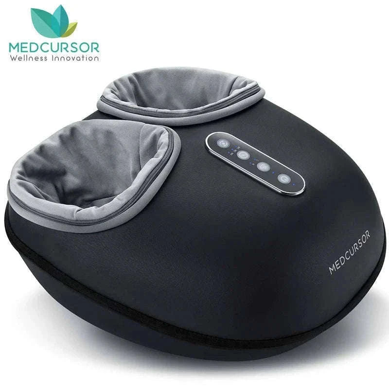 Shiatsu Foot Massager Machine with Heat Roller-black / United States / US Plug