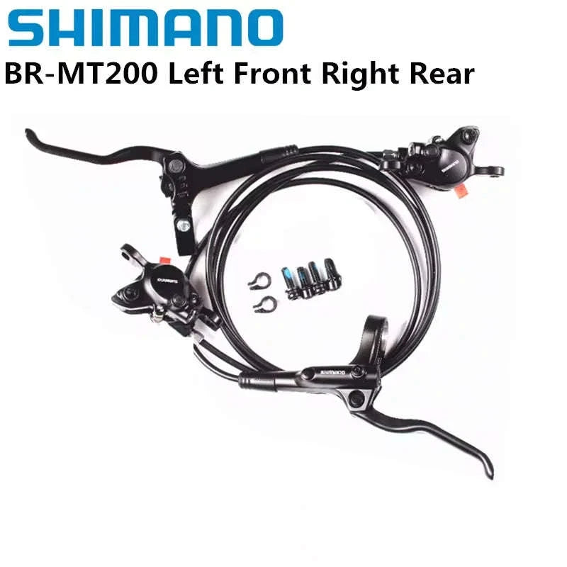 Shimano MT200 Brake Hydraulic Disc Brake Set for MTB and E‑Bikes-L F R R