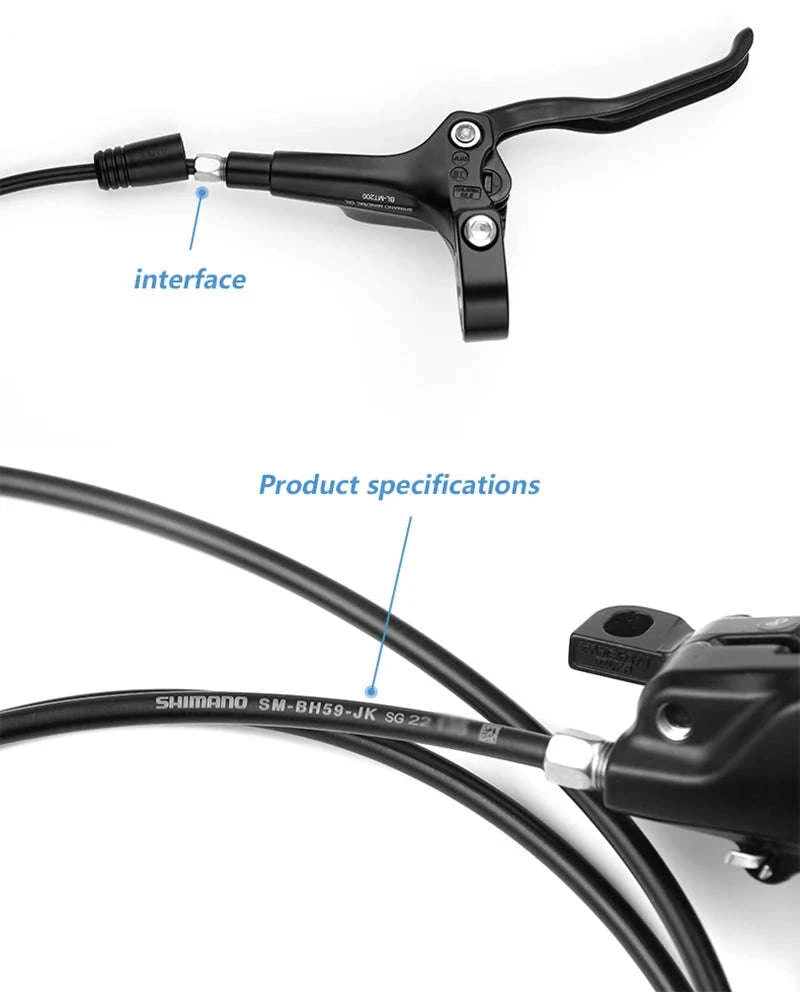 Shimano MT200 Hydraulic Disc Brake Set for Mountain Bikes-MT200 without rotor