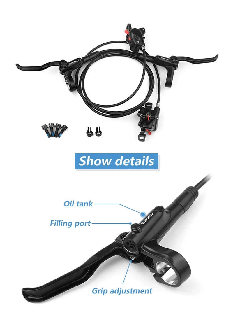 Shimano MT200 Hydraulic Disc Brake Set for Mountain Bikes-MT200 without rotor