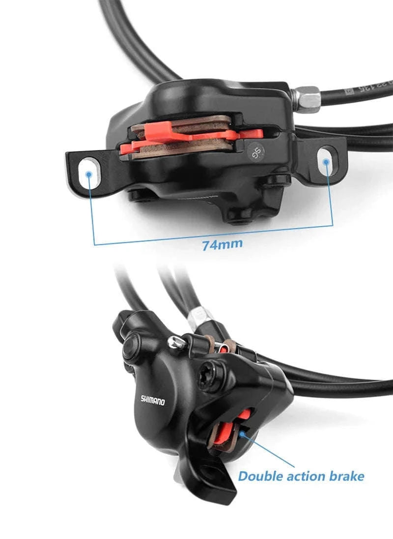 Shimano MT200 Hydraulic Disc Brake Set for Mountain Bikes-MT200 without rotor