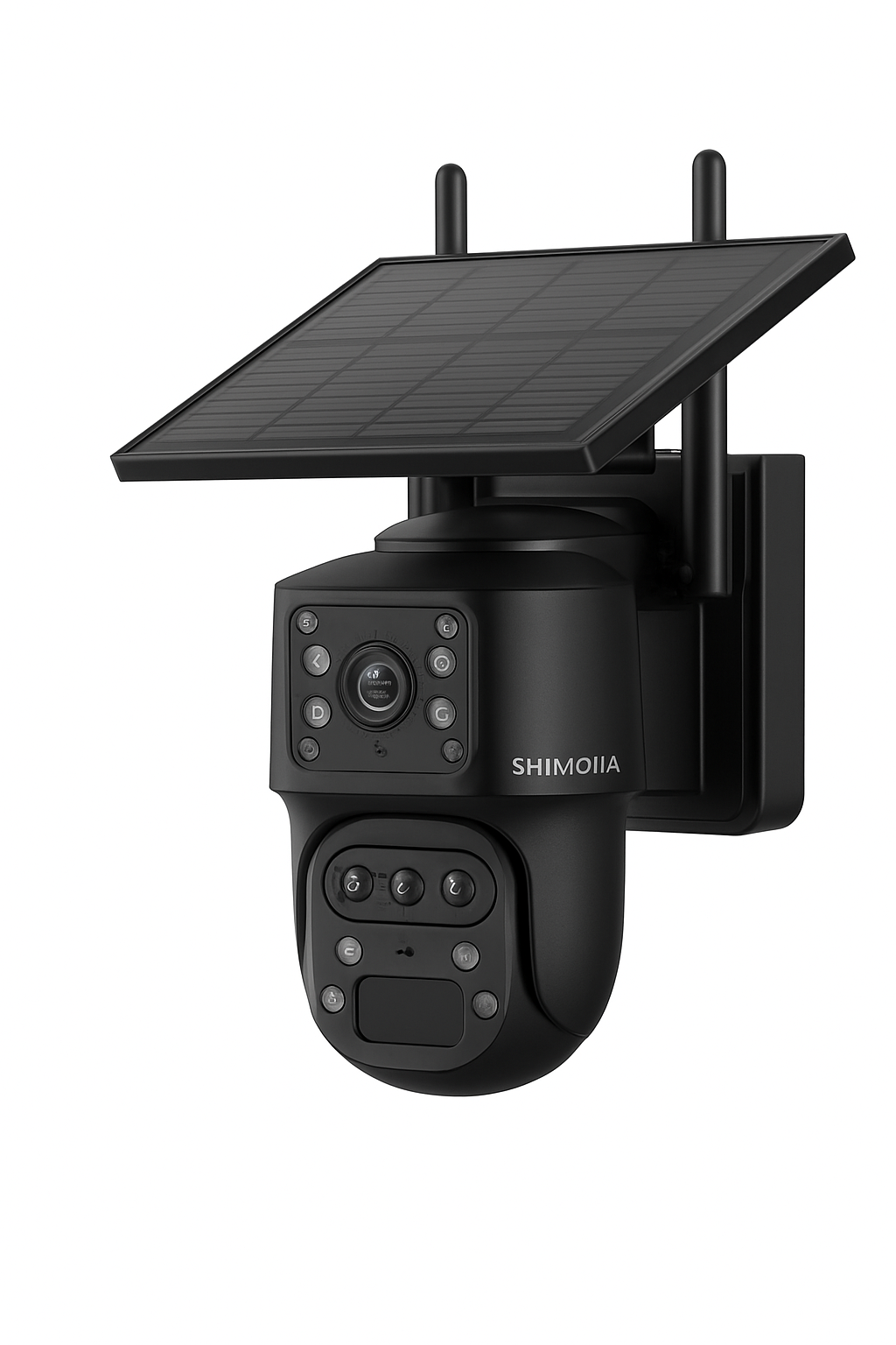 15X Zoom Solar 4G PTZ Security Camera 12MP Three-Lens 360 View