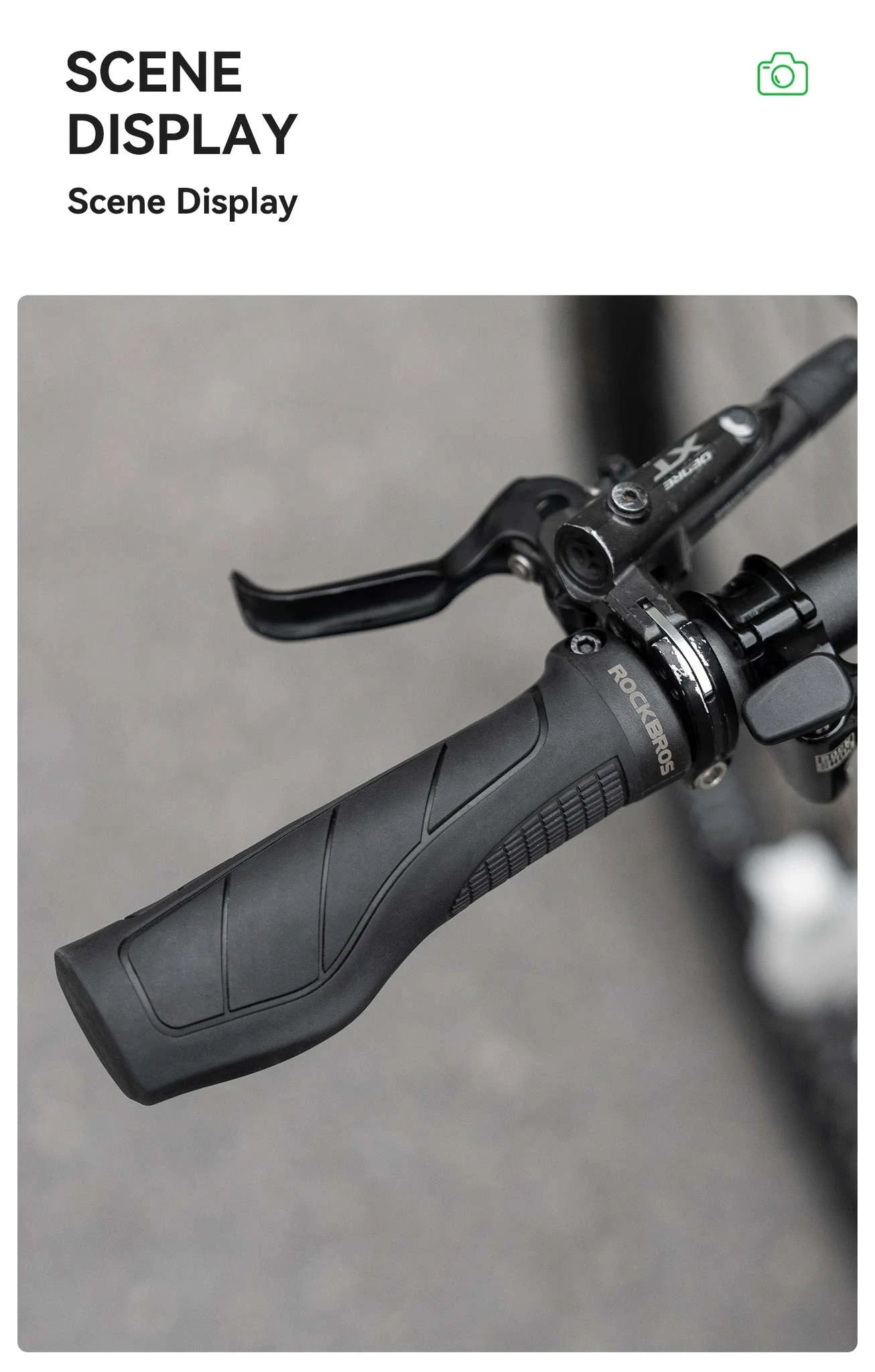 Shockproof Anti-Slip Bicycle Grips 13cm Comfortable Handlebar Cover-G326PL
