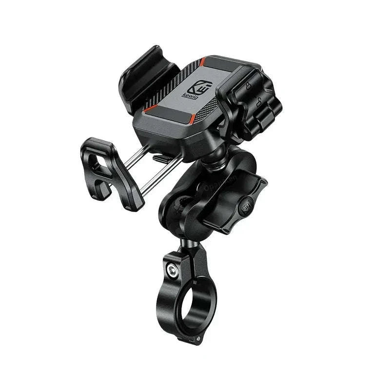 Shockproof Motorcycle Phone Holder with Fast Charging-Mirror Charger