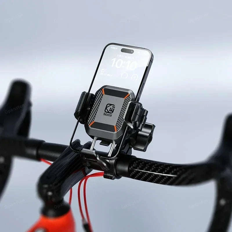Shockproof Motorcycle Phone Holder with Fast Charging-Mirror Charger