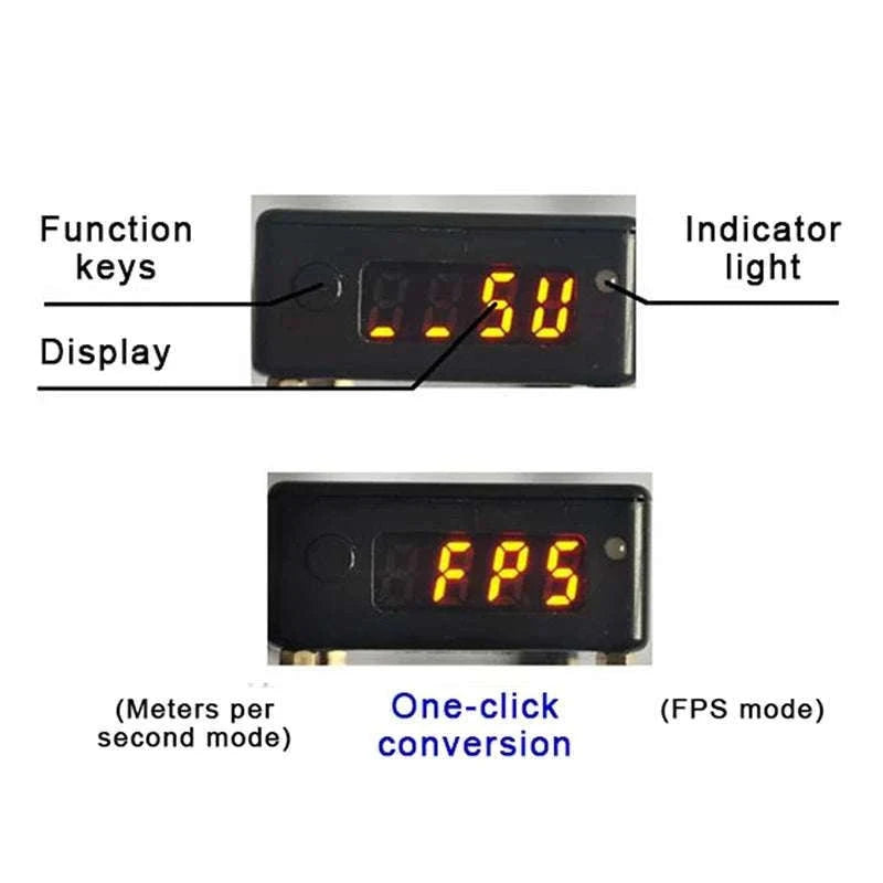 Shooting Chronograph Speed & Energy Meter with Digital Display-Default Title