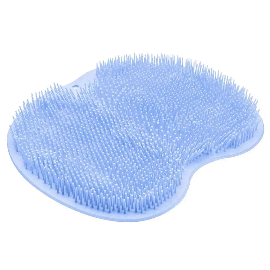 Shower Foot Scrubber Mat for Hands-Free Exfoliating Clean-1PCS-Blue