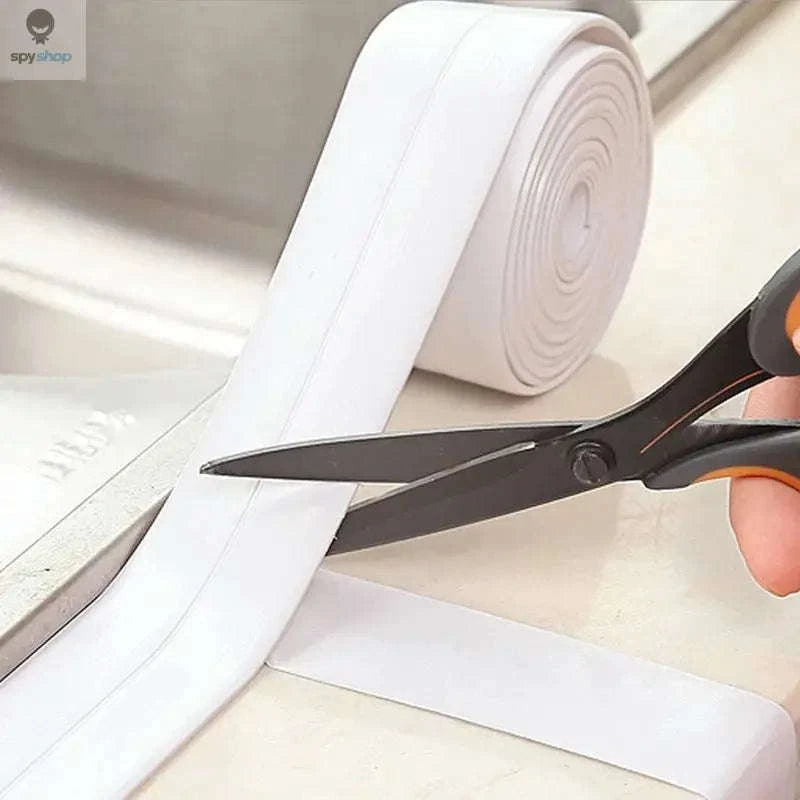 Shower Seal Tape – Waterproof PVC Caulk Strip for Baths, Sinks and Kitchens-blue tape / 320cm x 3.8cm