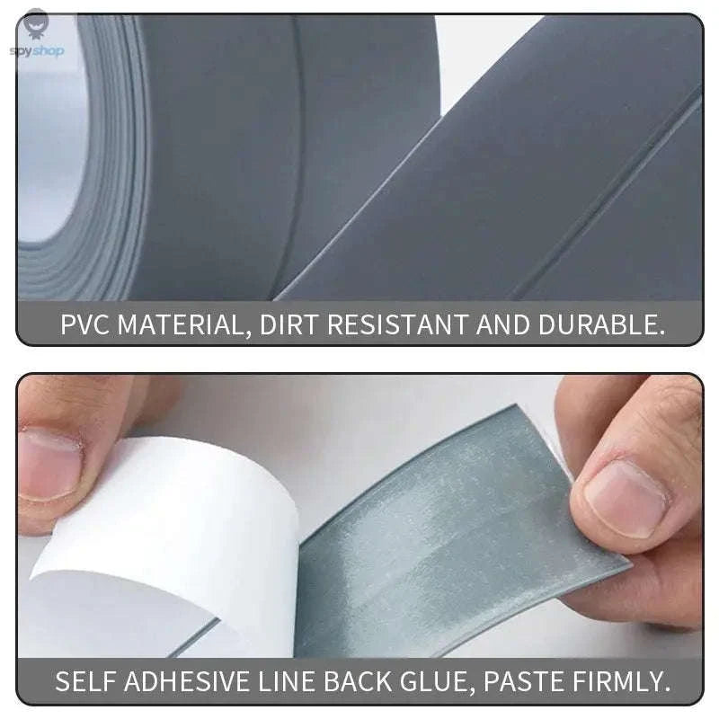 Shower Seal Tape – Waterproof PVC Caulk Strip for Baths, Sinks and Kitchens-blue tape / 320cm x 3.8cm