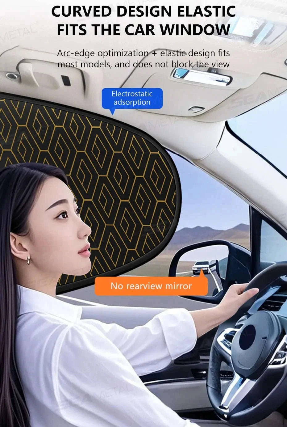 Side Window Sun Shade for Car-Front-Rear 4pcs