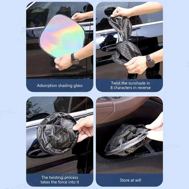 Side Window Sun Shade for Car-Front-Rear 4pcs