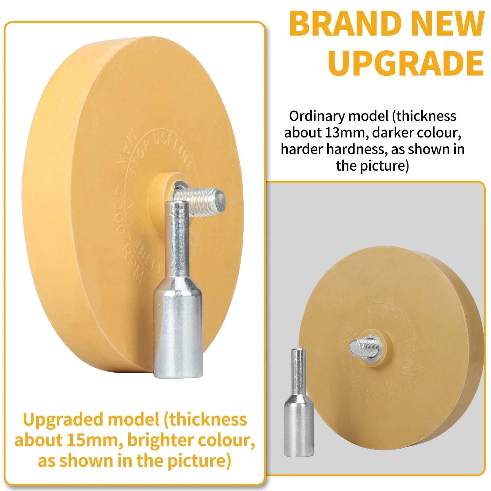 SIFANG Adhesive Remover Wheel with Drill Adapter-100mm