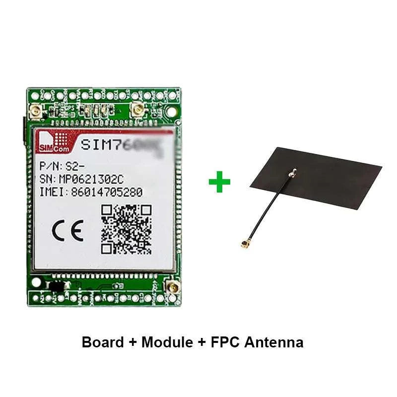 SIM7600 LTE CAT4 Development Board with GNSS & Voice Support-with module FPC GPS / SIM7600G-H / China Mainland