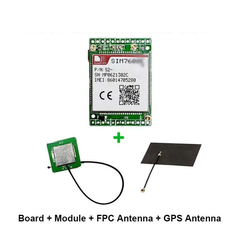 SIM7600 LTE CAT4 Development Board with GNSS & Voice Support-with module FPC GPS / SIM7600G-H / China Mainland